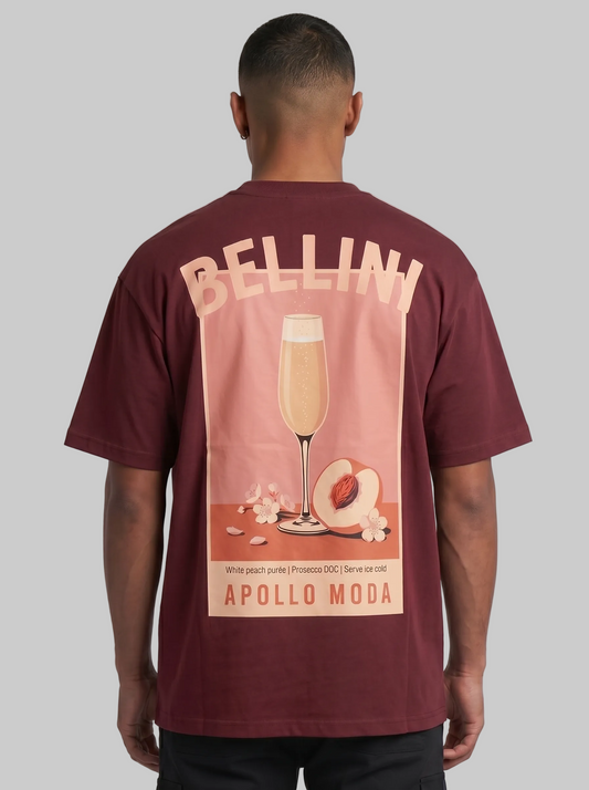 Bellini Oversized Schwere Grafik-T-Shirt