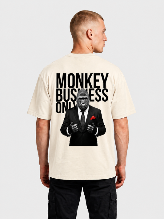 Monkey Business Only Oversized Grafik-T-Shirt