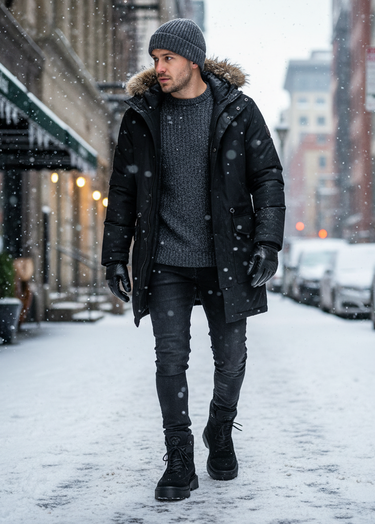 Monaco all black boot by Apollo Moda, view 6