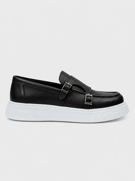 Zion Midnight Majesty lace-up shoe in black by Apollo Moda