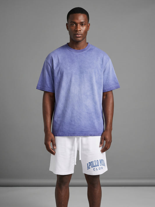 Washed Gradient Stir Oversized Heavyweight Tee