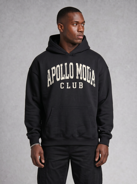 Sudadera con capucha oversize pesada Club Collegiate