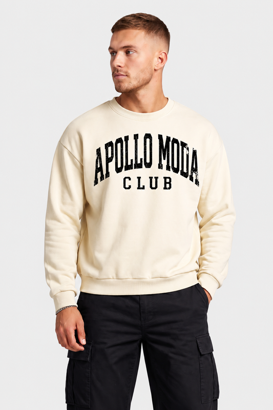 Club Collegiate Oversized Rundhals-Sweatshirt
