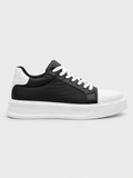 Apollo Moda Men's Titan Frost black and white chunky sneaker, main product photo