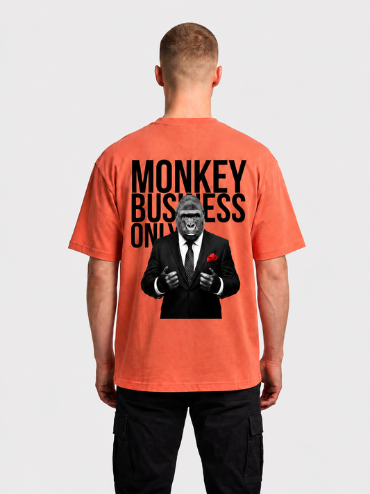 Monkey Business Only Oversized Grafik-T-Shirt