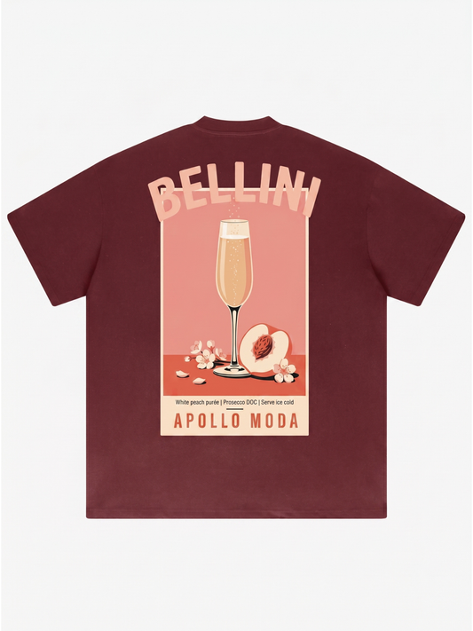 Bellini oversized heavyweight graphic tee by Apollo Moda, view 2