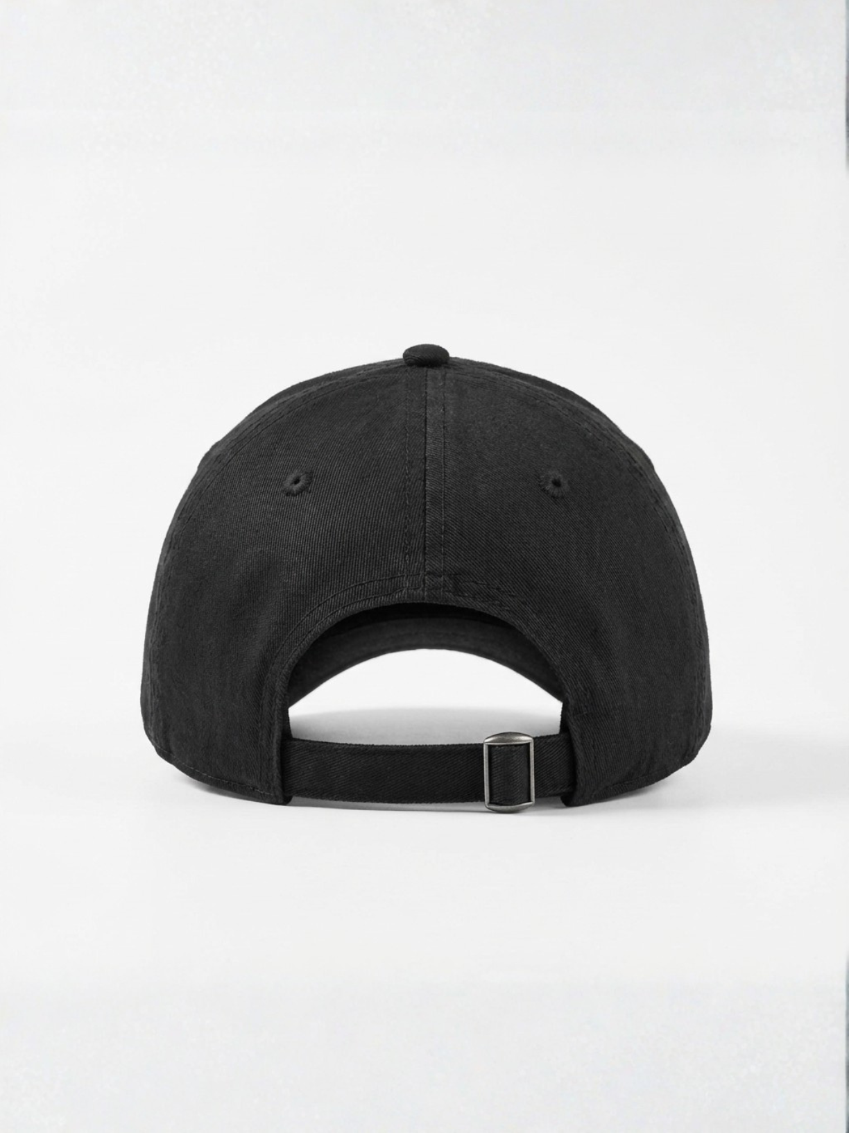 Cotton twill hat in midnight black by Apollo Moda, view 3