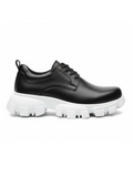 Cancun casual sneaker in black and white by Apollo Moda, view 6