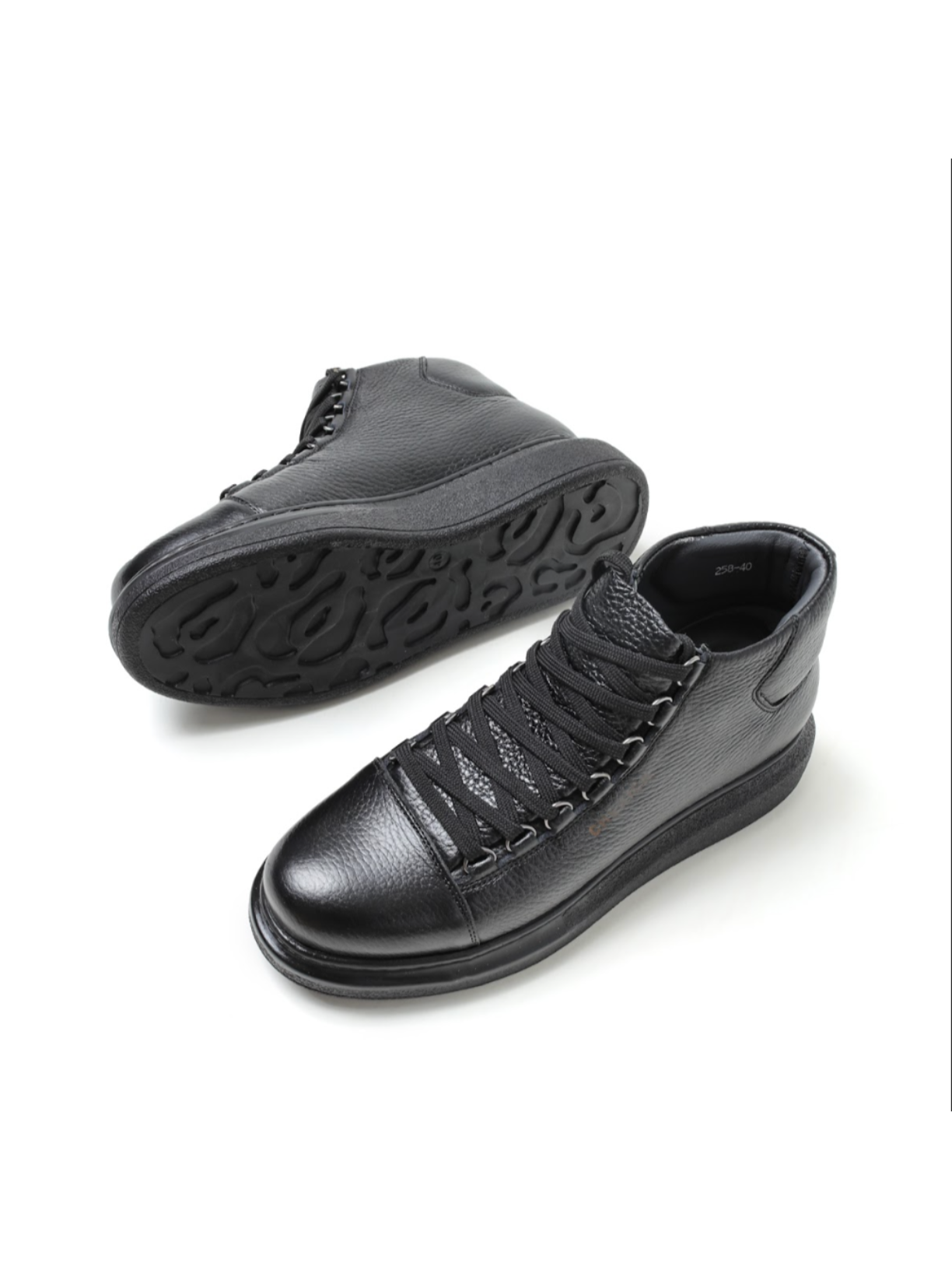 Kelly Nocturnal Prestige high-top boot in black by Apollo Moda, view 4