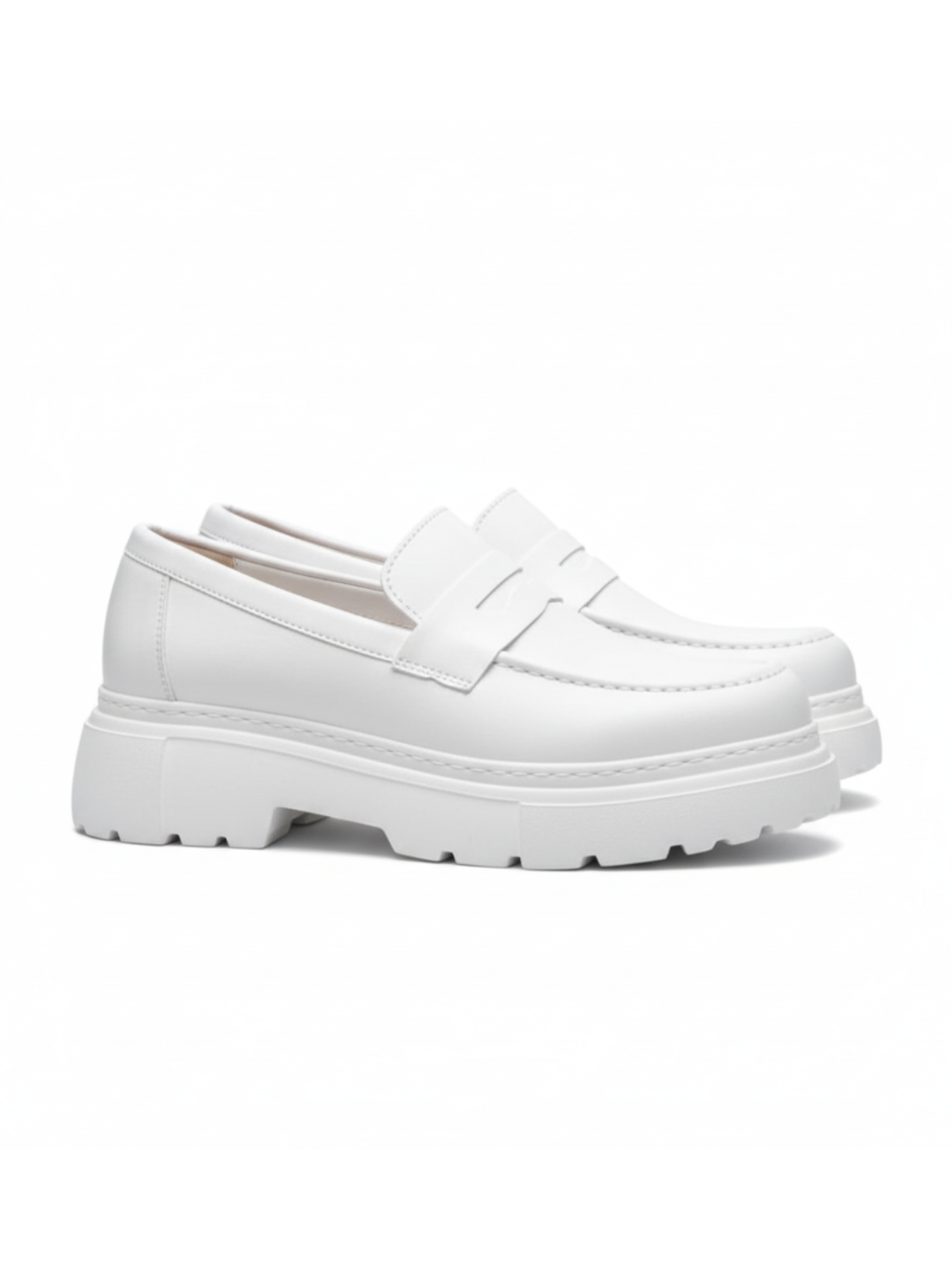 Oslo Pristine Elegance dress shoe in white by Apollo Moda, view 3