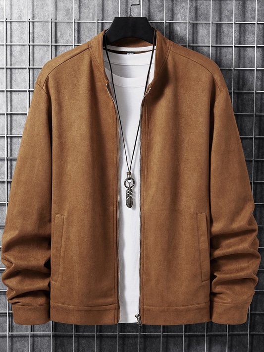 Herren Slim Fit Langarm Strickjacke