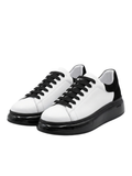 Stark Monochrome Marvel casual sneaker in white and black by Apollo Moda, view 3