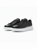 Women's Pluto Shadow Black slip-on sneaker in black by Apollo Moda, view 3